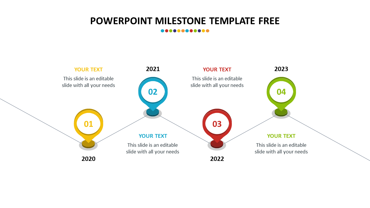 Free - Milestone PPT Presentation Template Free Google Slides